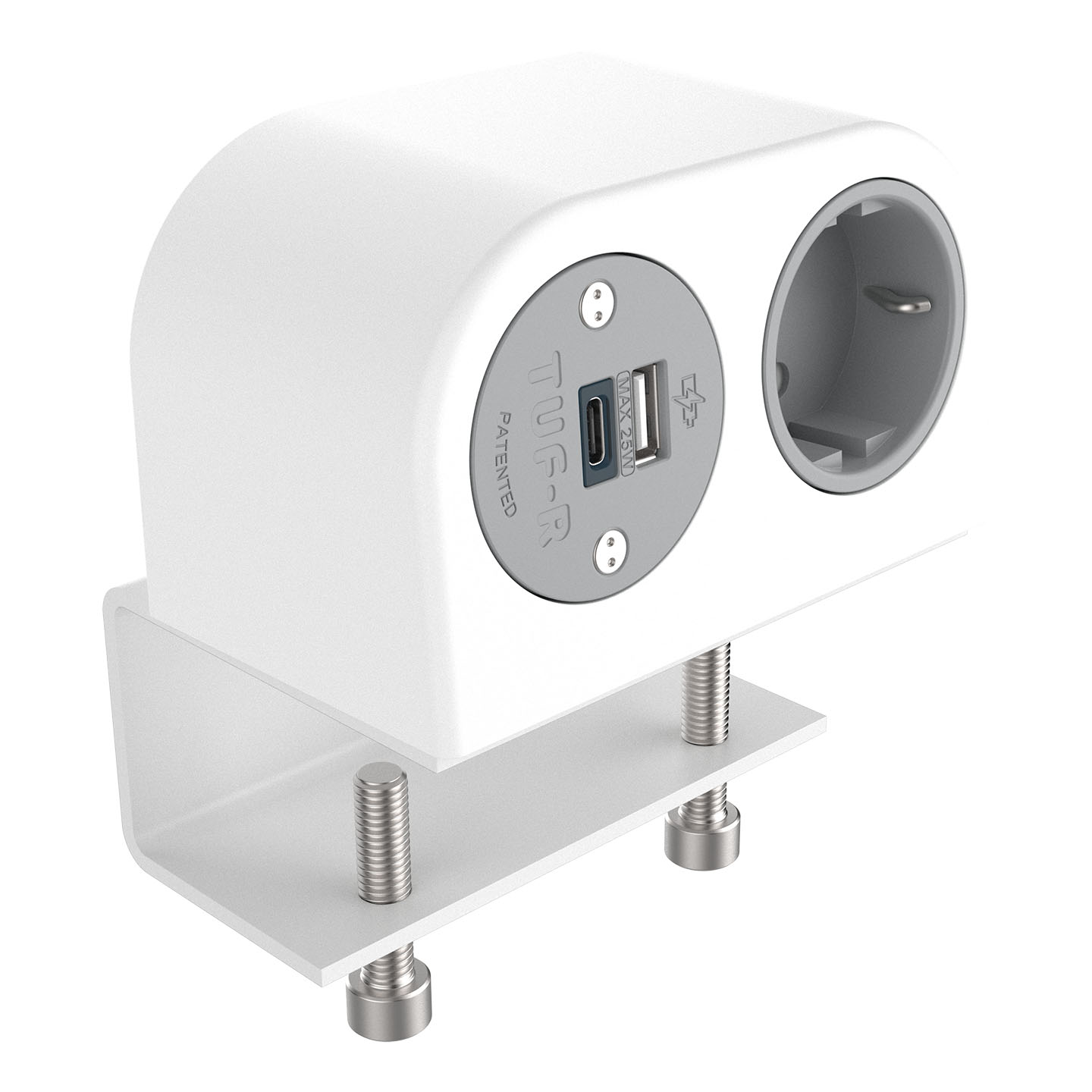 Power Phase Schuko USB AC 25W 200